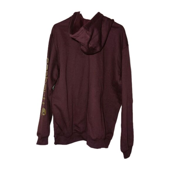 Carhartt K288-B86 Loose Fit Midweight Logo Sleeve Graphic Hoodie Jacket Large L - Picture 2 of 16